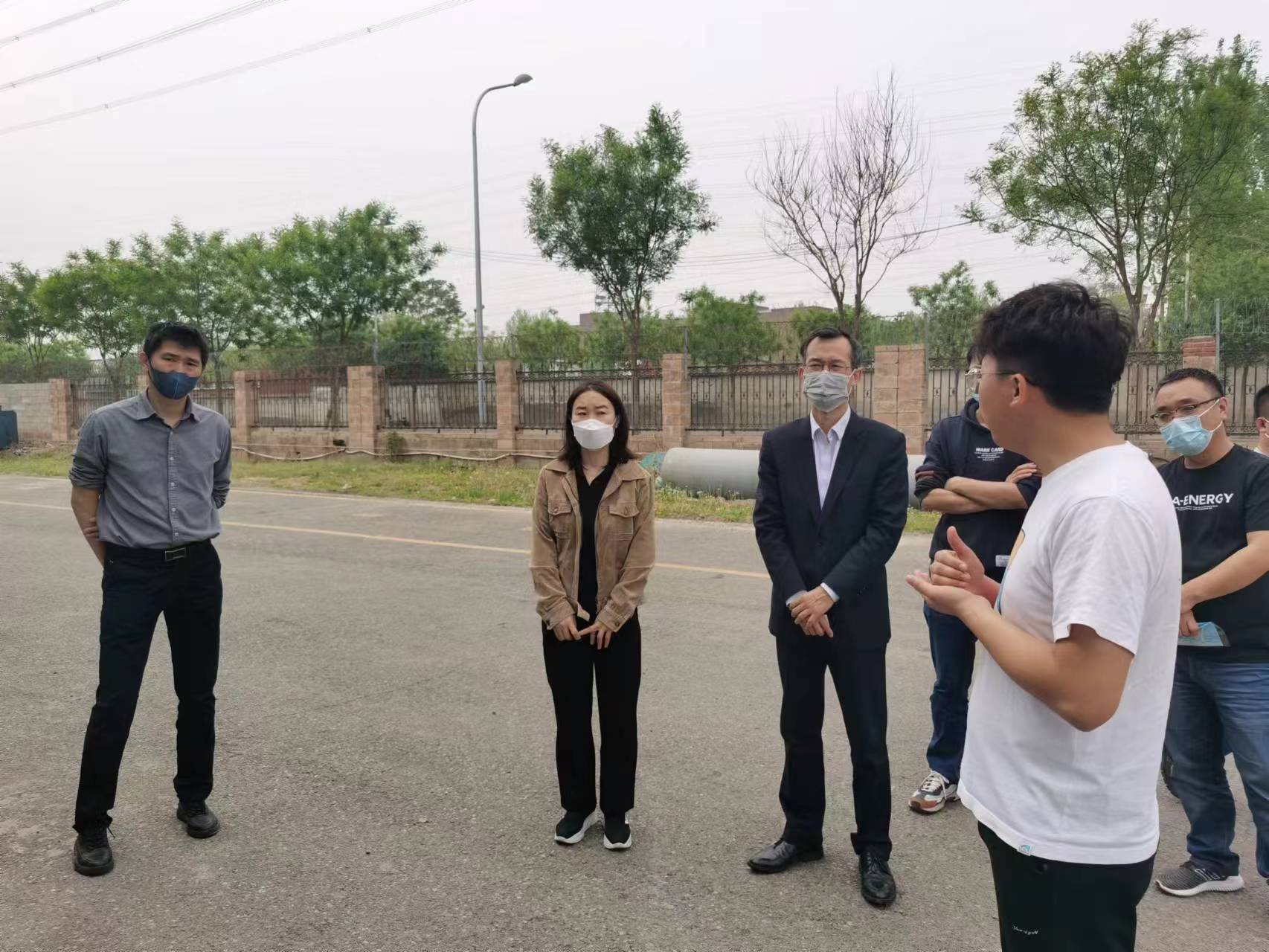 集团总经理黄江涛调研北京排水集团沟泥处理项目